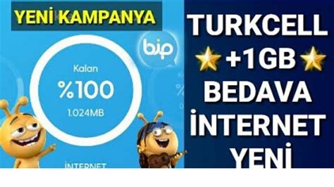 Turkcell cepten internet 1 gb